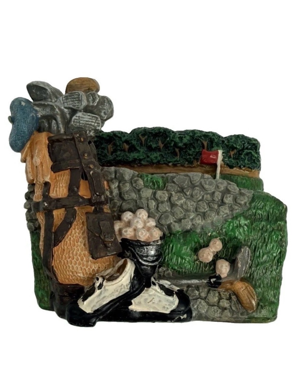 Golf Business Card Holder Desk Organizer Golf Bag Golf Club Sports Figi Graphics